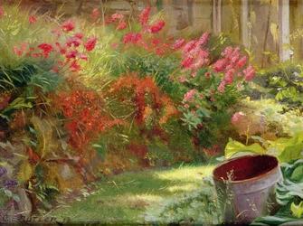 A Sunlit Garden, 1918